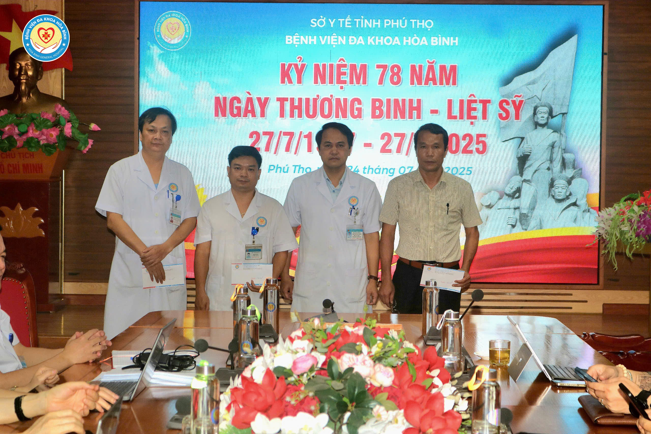  Bệnh viện Đa khoa Hoà Bình kỷ niệm 78 năm Ngày Thương binh – Liệt sĩ