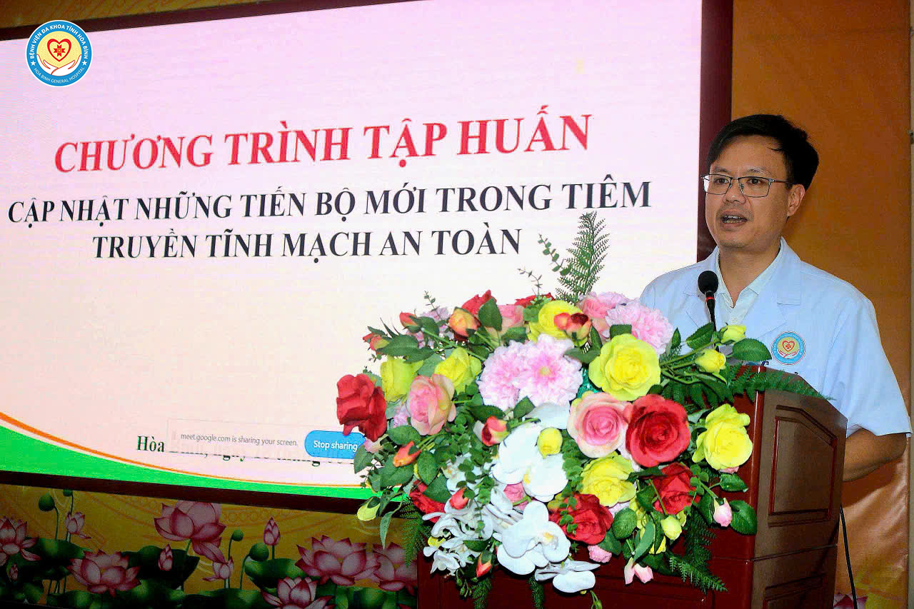  Tập huấn cập nhật những tiến bộ mới trong tiêm truyền tĩnh mạch an toàn