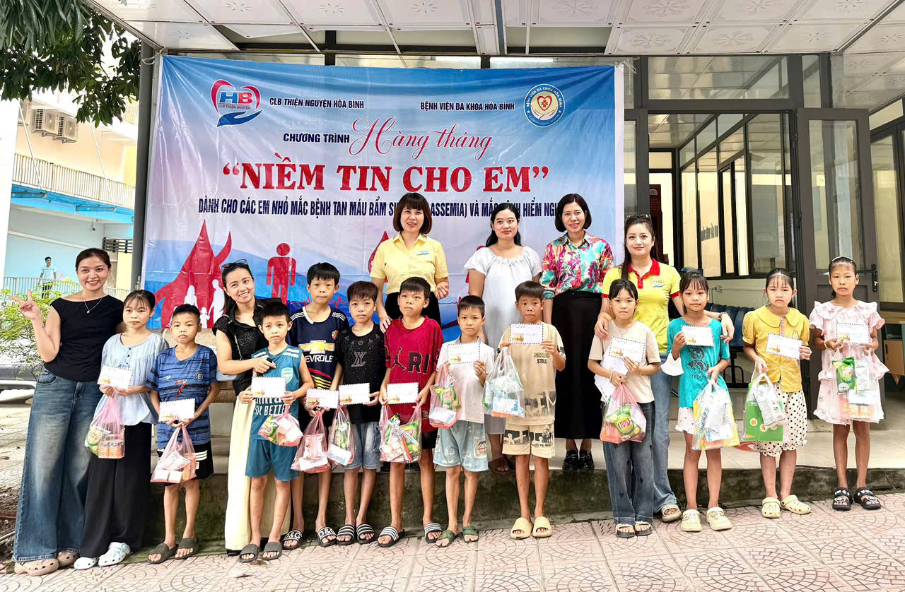   Hoạt động thiện nguyện tại Bệnh viện Đa khoa Hòa Bình (Từ ngày 01/08/2026 đến ngày 31/08/2026)