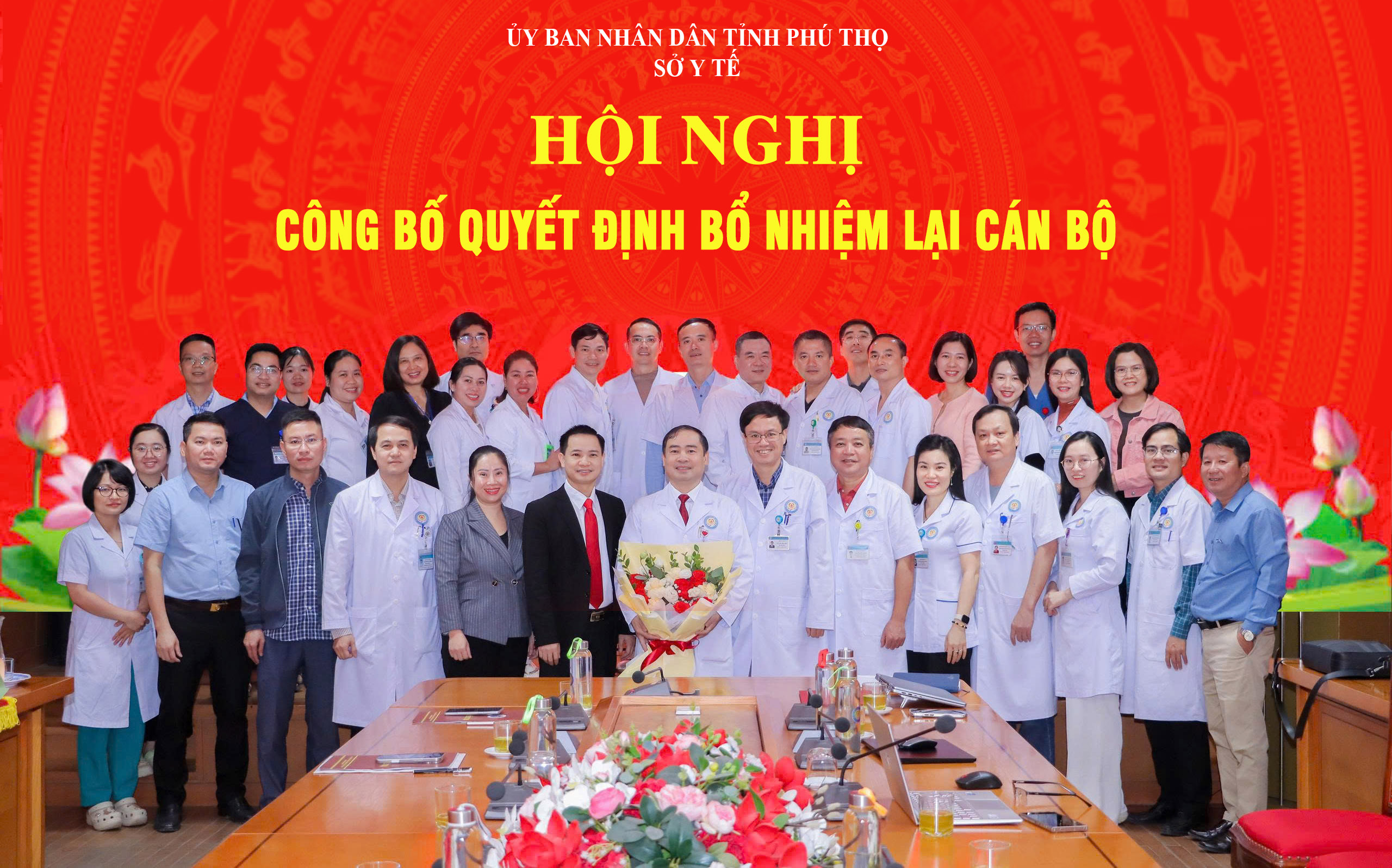  Công bố Quyết định bổ nhiệm lại Giám đốc Bệnh viện Đa khoa Hoà Bình