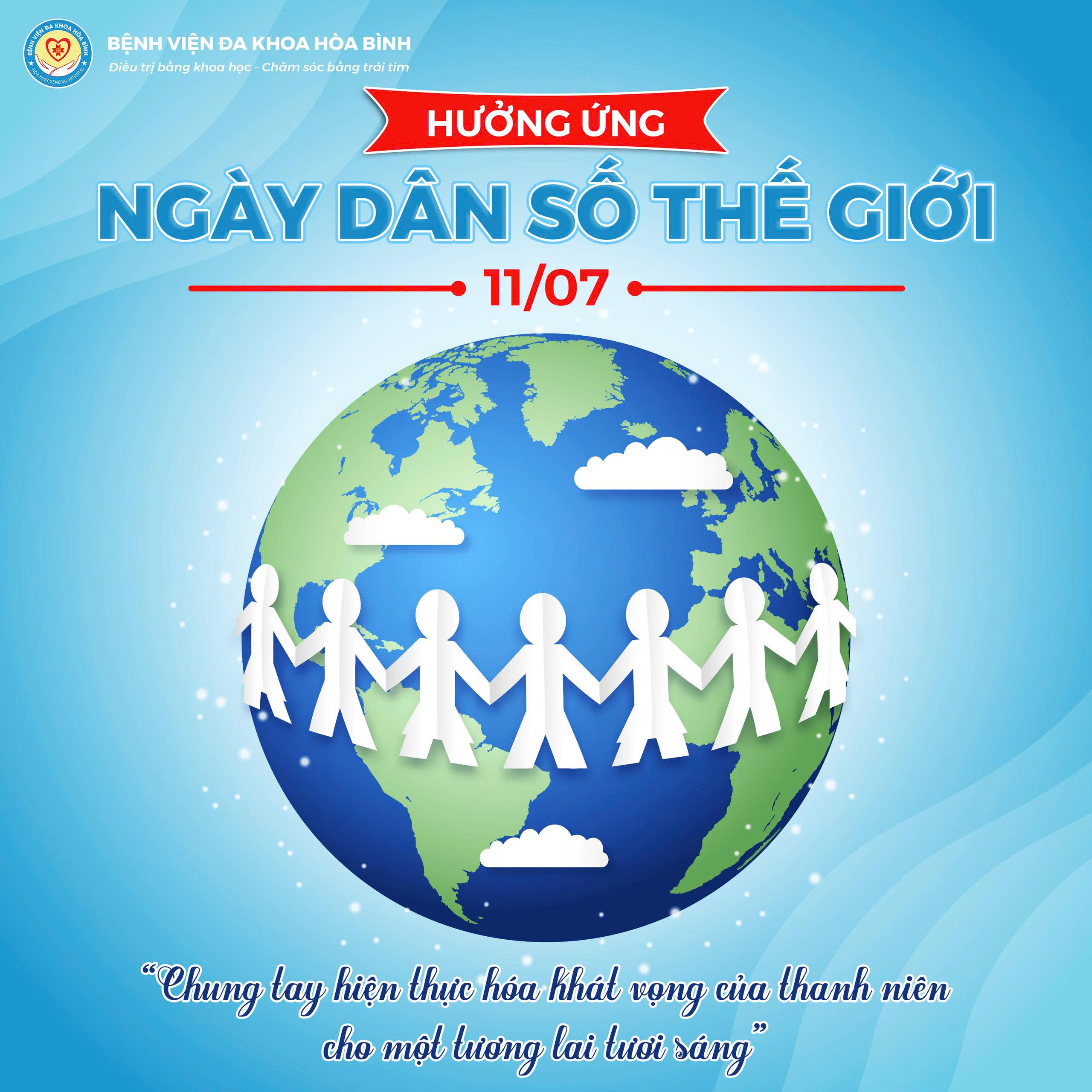  HƯỞNG ỨNG NGÀY DÂN SỐ THẾ GIỚI 11/7/2026 - “Đầu tư cho dân số là đầu tư cho phát triển bền vững”