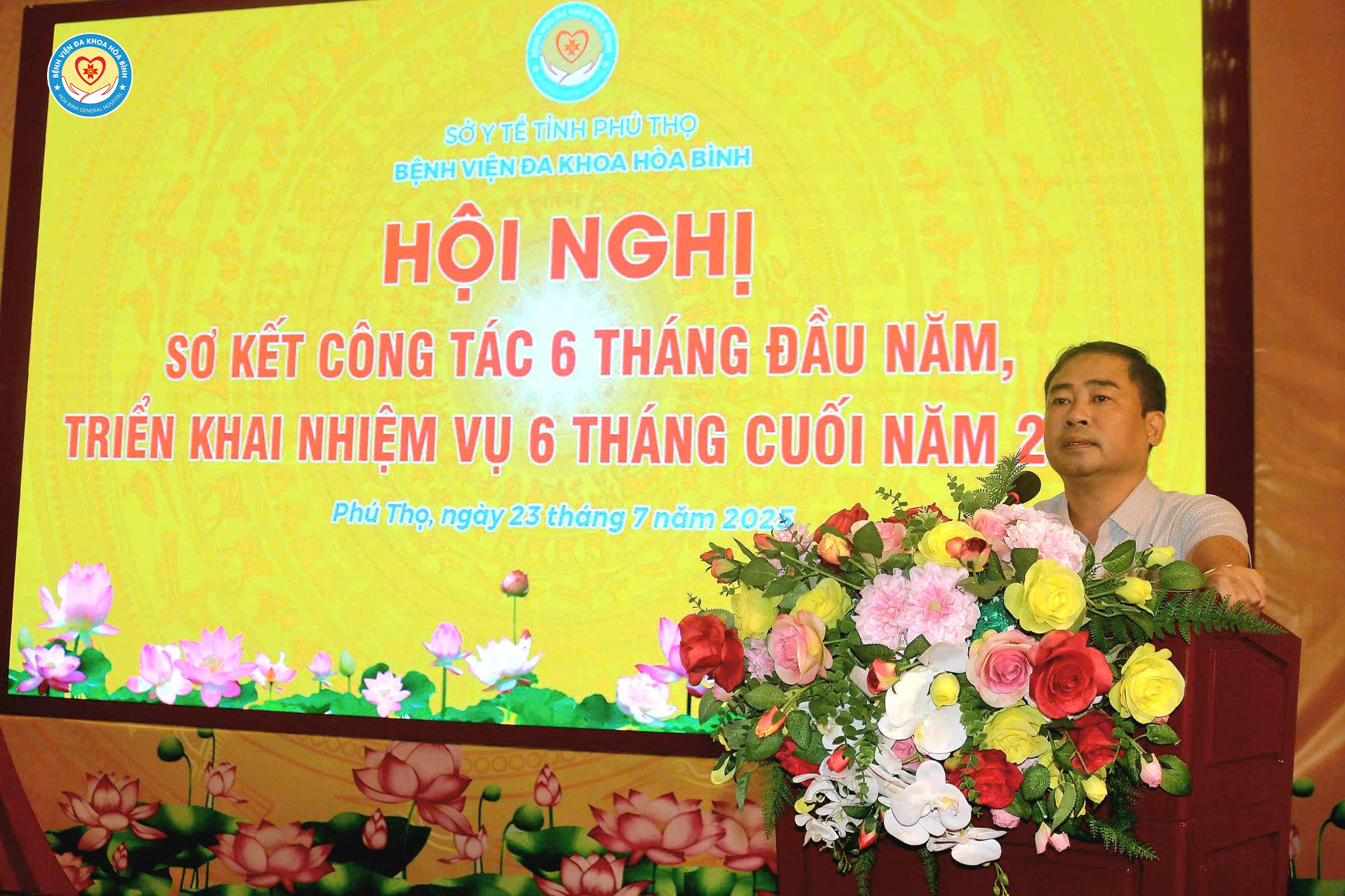  Sáu tháng đầu năm 2025, Bệnh viện Đa khoa Hòa Bình cơ bản hoàn thành các chỉ tiêu được giao