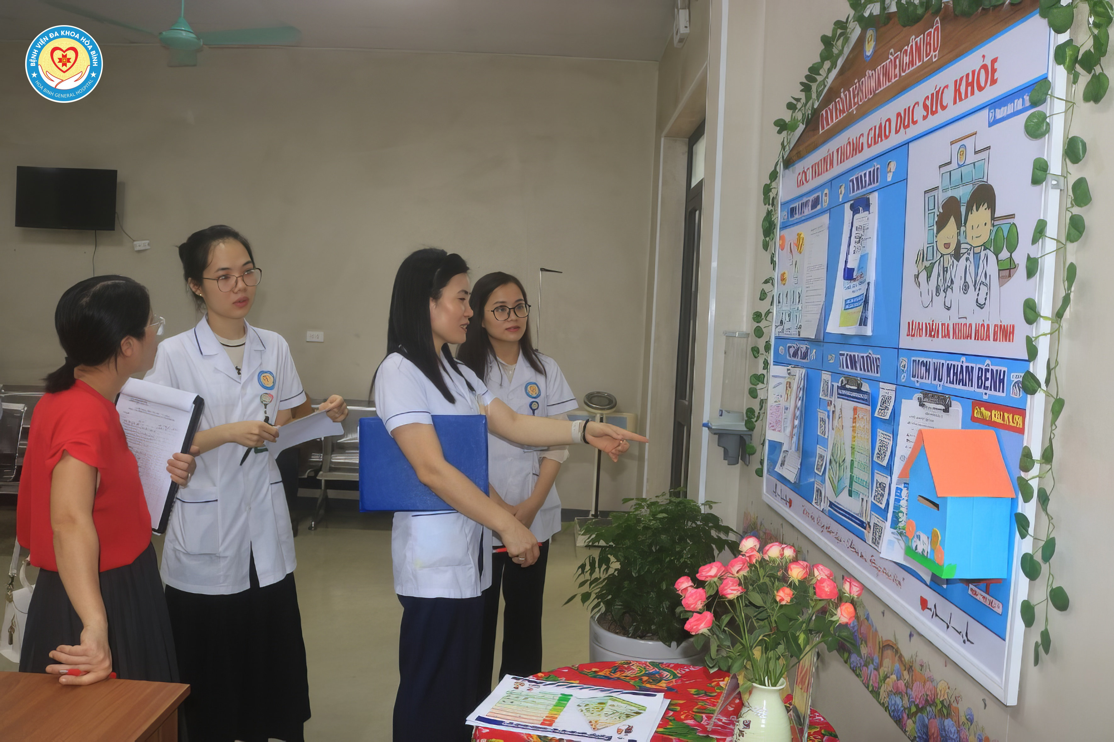  Hoàn thành chấm vòng sơ loại Hội thi “Truyền thông giáo dục sức khoẻ” Bệnh viện Đa khoa Hoà Bình năm 2025